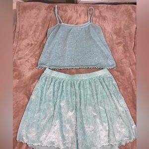 Soft Blue Pajama Set